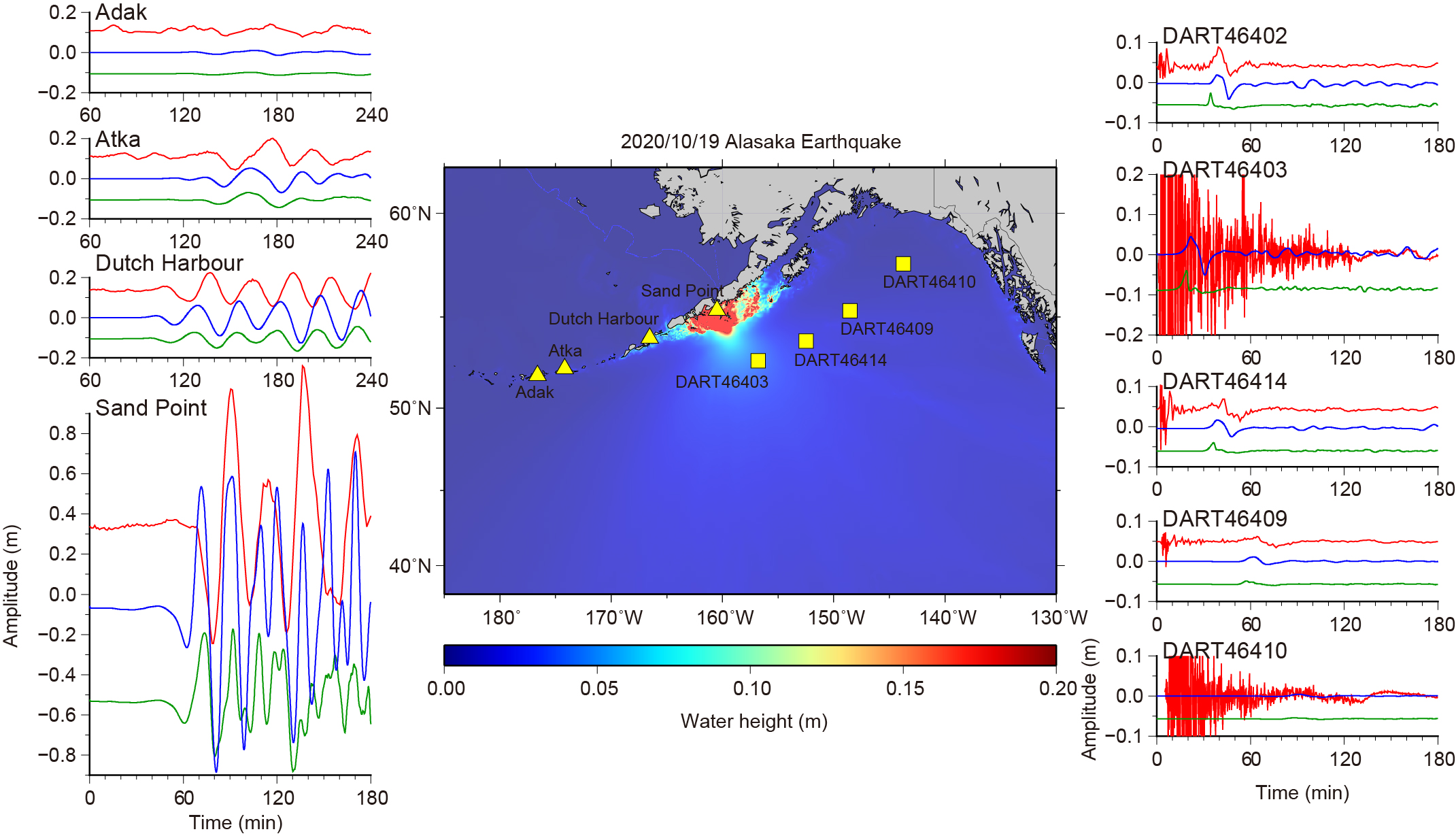 Fig.2 Maximum Height of Tsunami