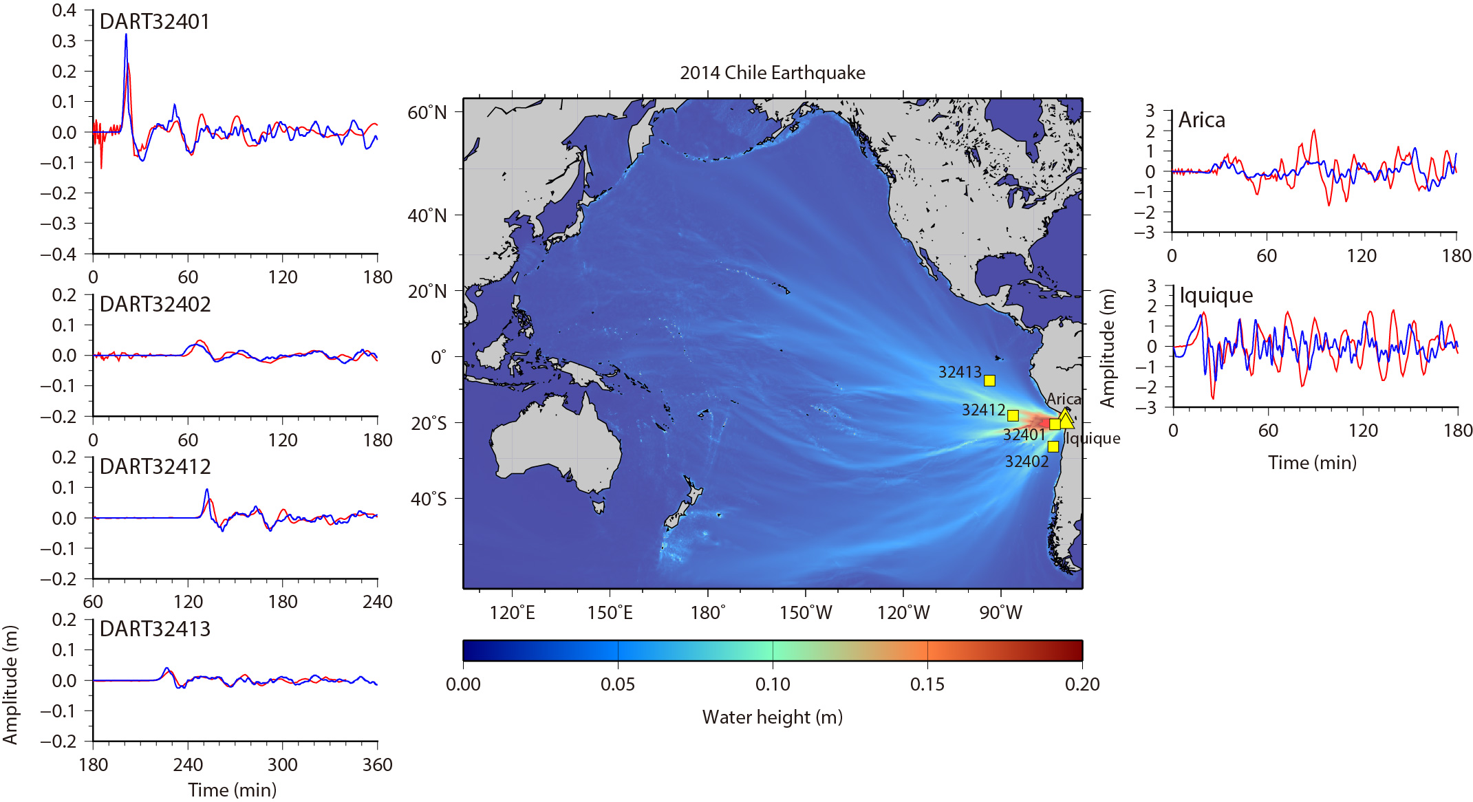 Fig.2 Maximum Height of Tsunami