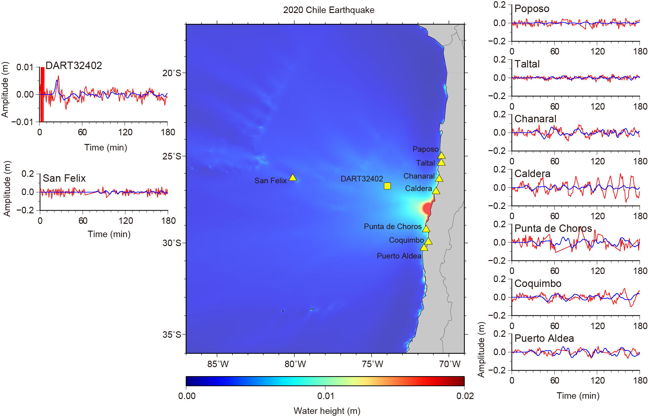 Fig.2 Maximum Height of Tsunami