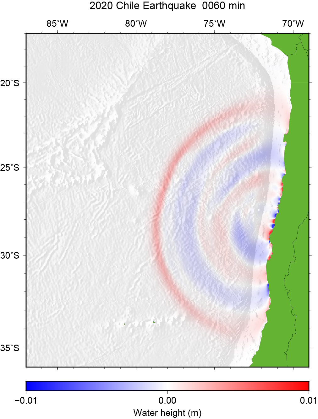 Fig.3 Tsunami propagation