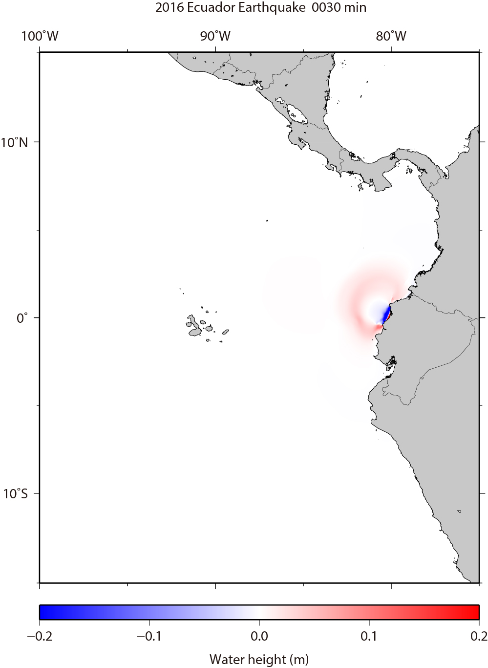 Fig.3 Tsunami propagation