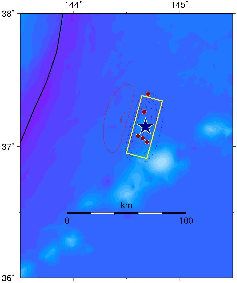 Fig.1 Tsunami Source Model USGS2