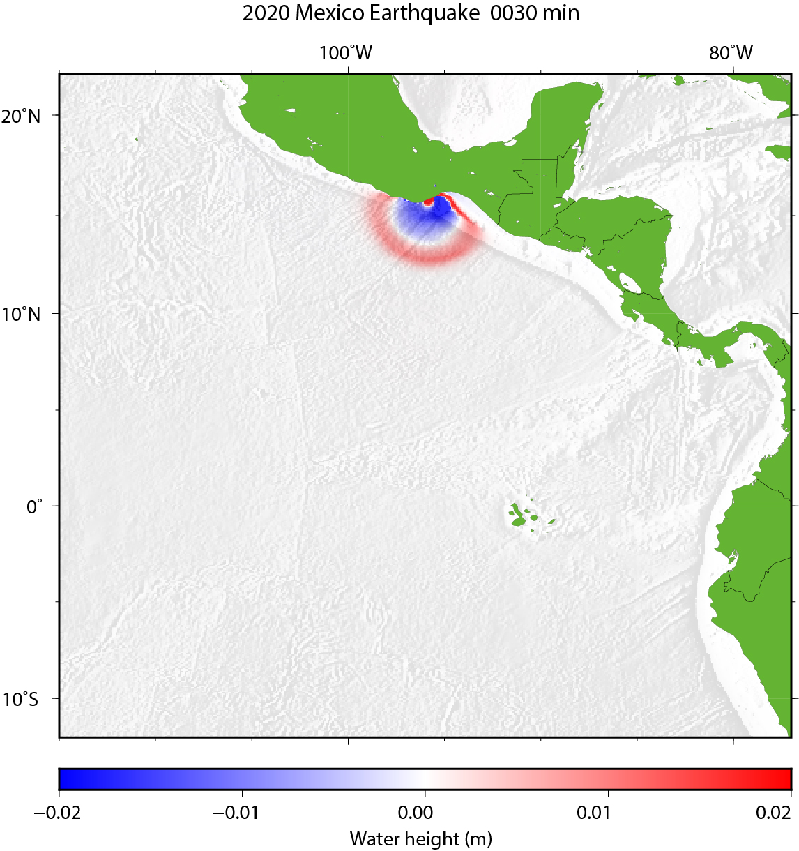 Fig.3 Tsunami propagation