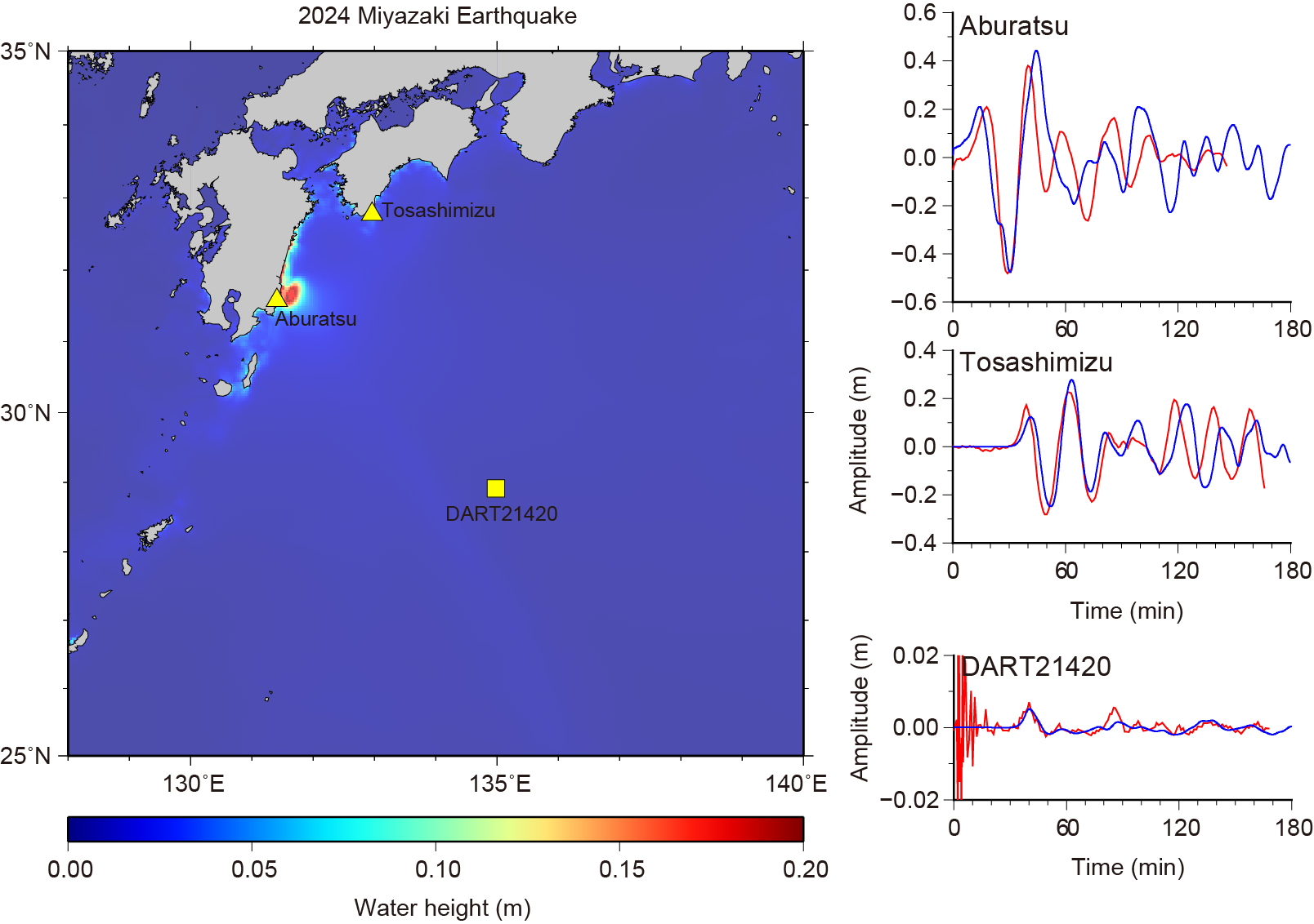 Fig.2 Maximum Height of Tsunami