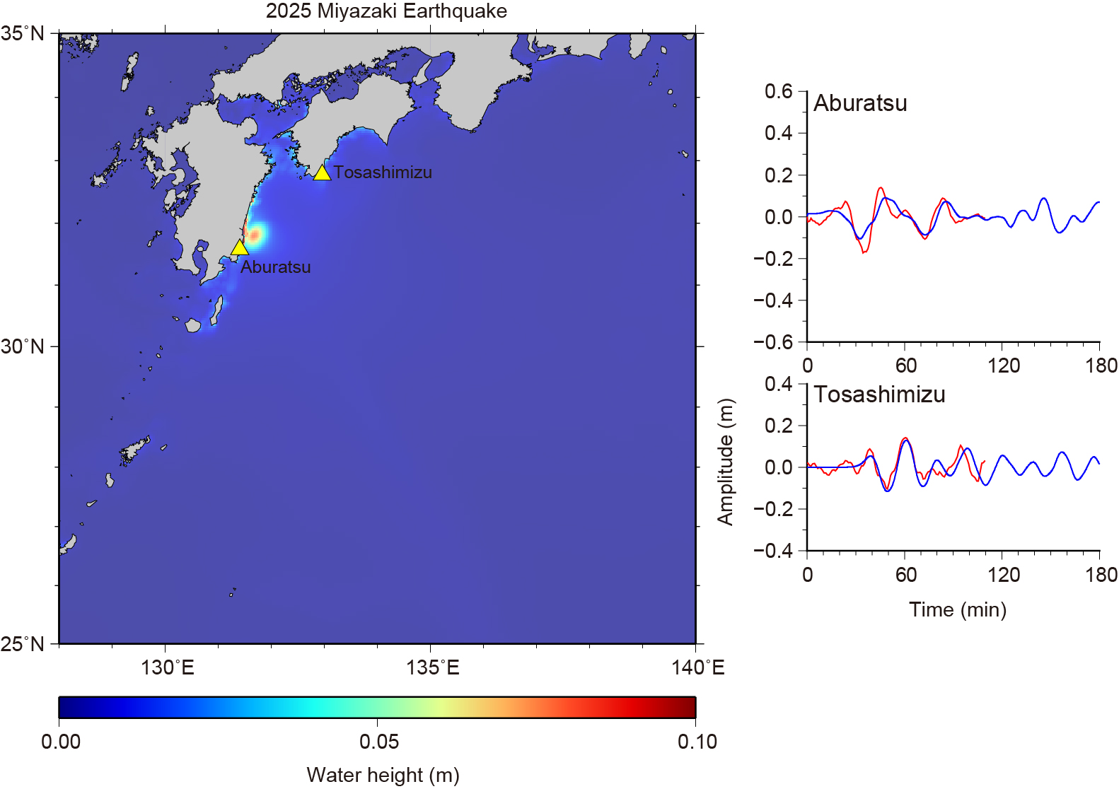 Fig.2 Maximum Height of Tsunami