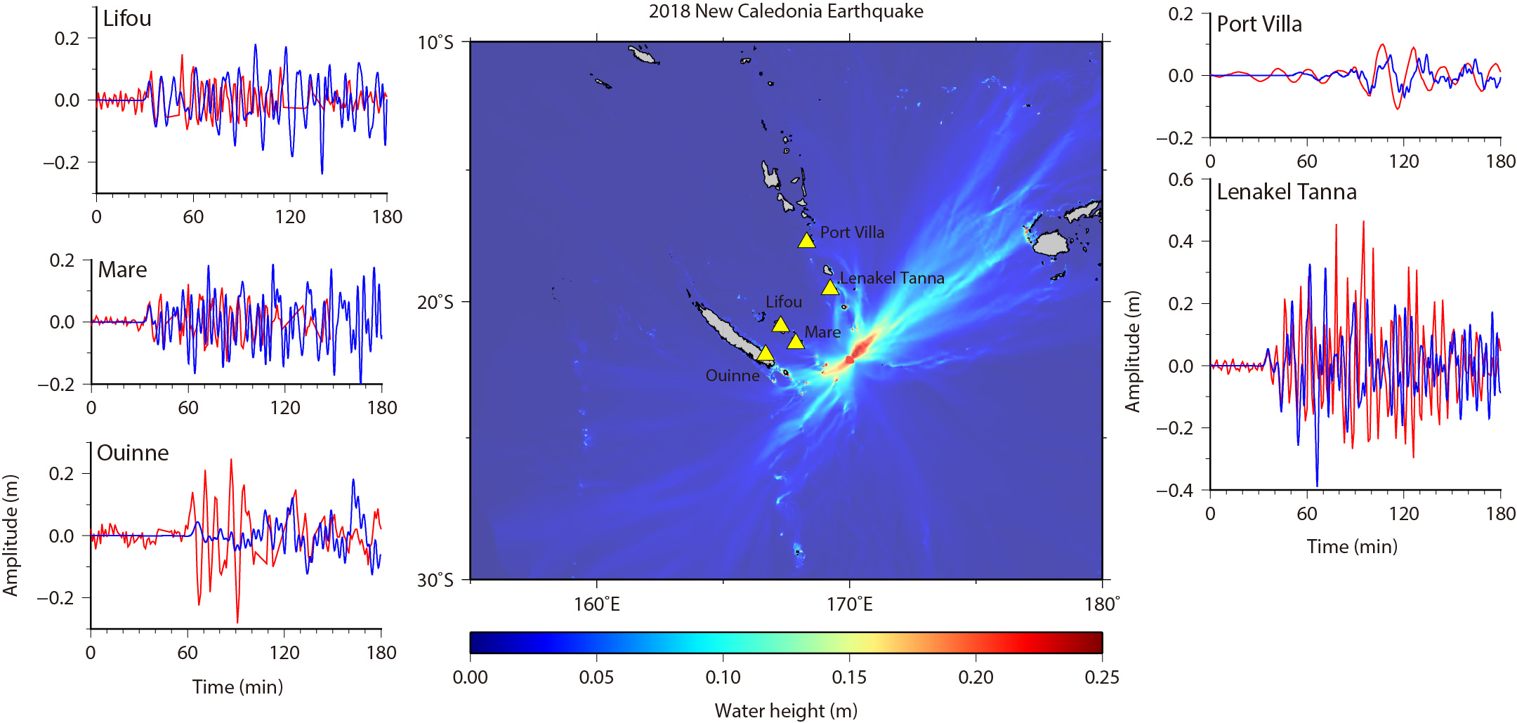 Fig.2 Maximum Height of Tsunami