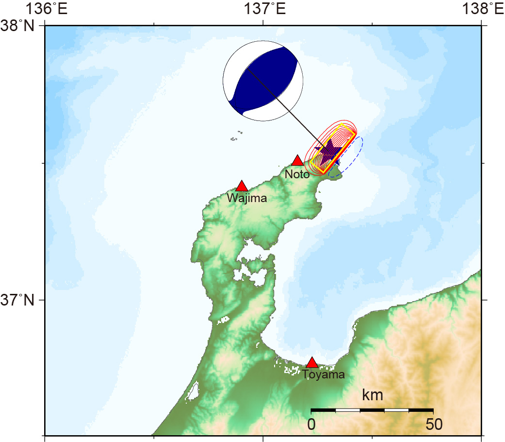 Fig.1 Tsunami Source Model Case1