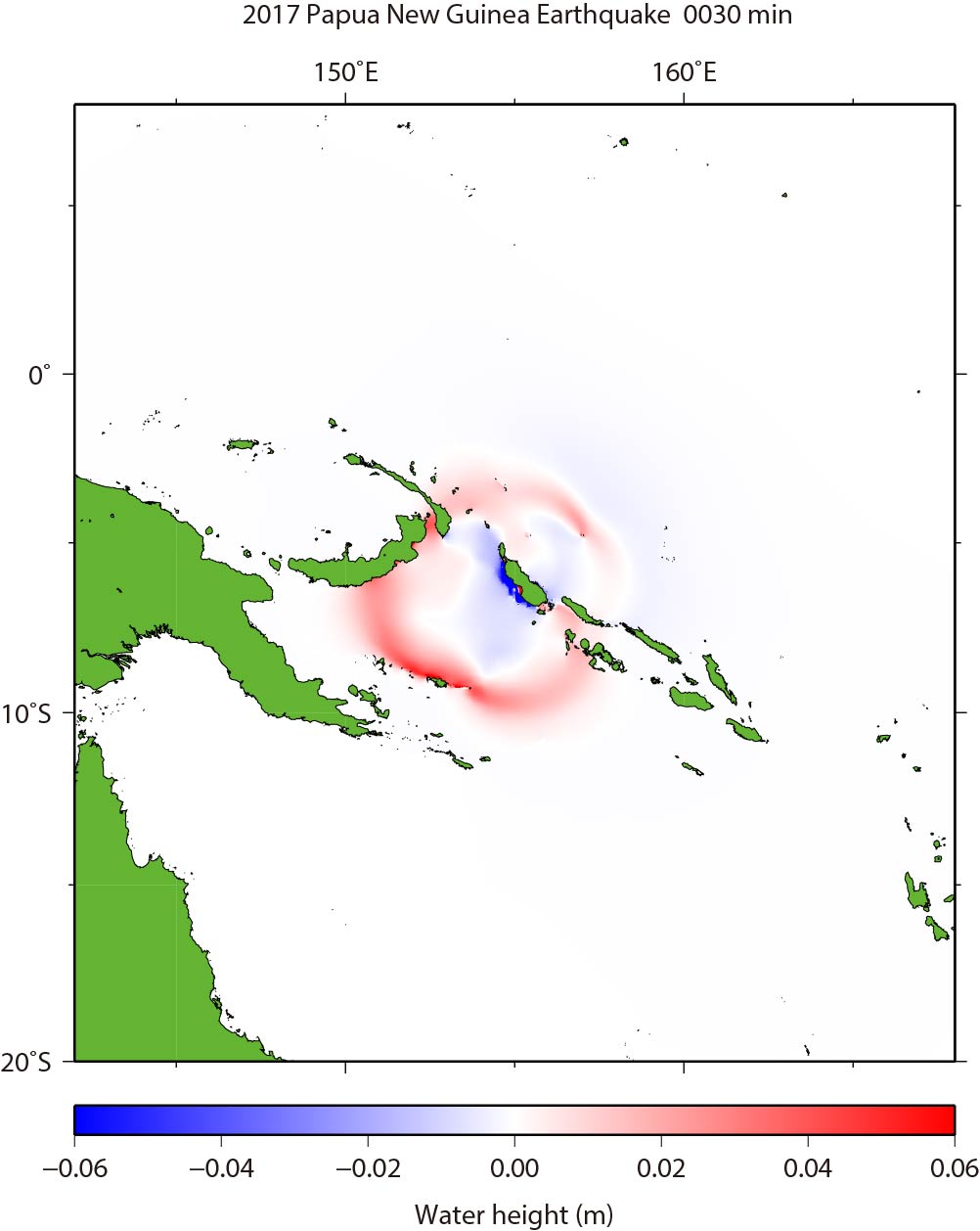 Fig.3 Tsunami propagation