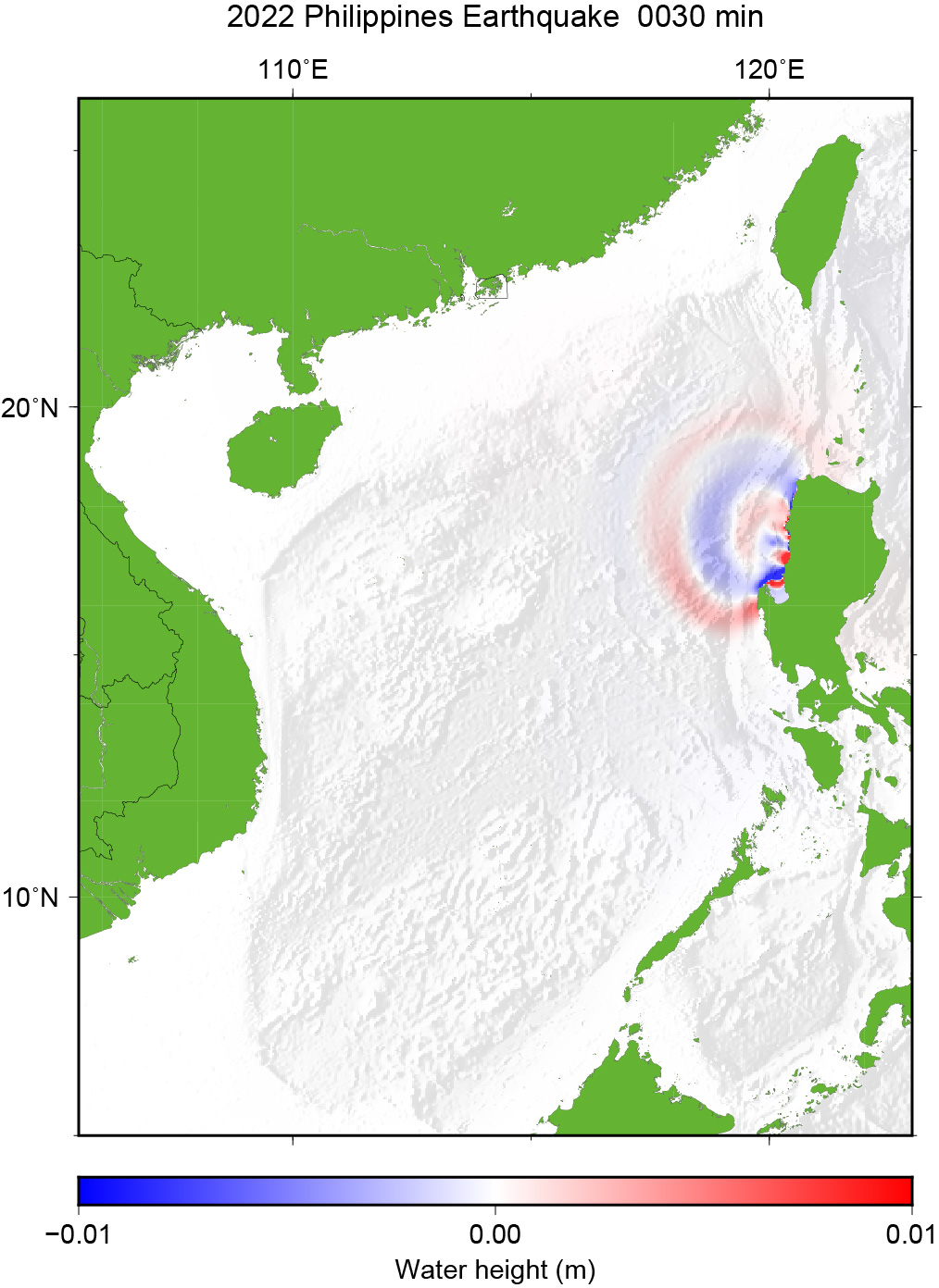 Fig.3 Tsunami propagation