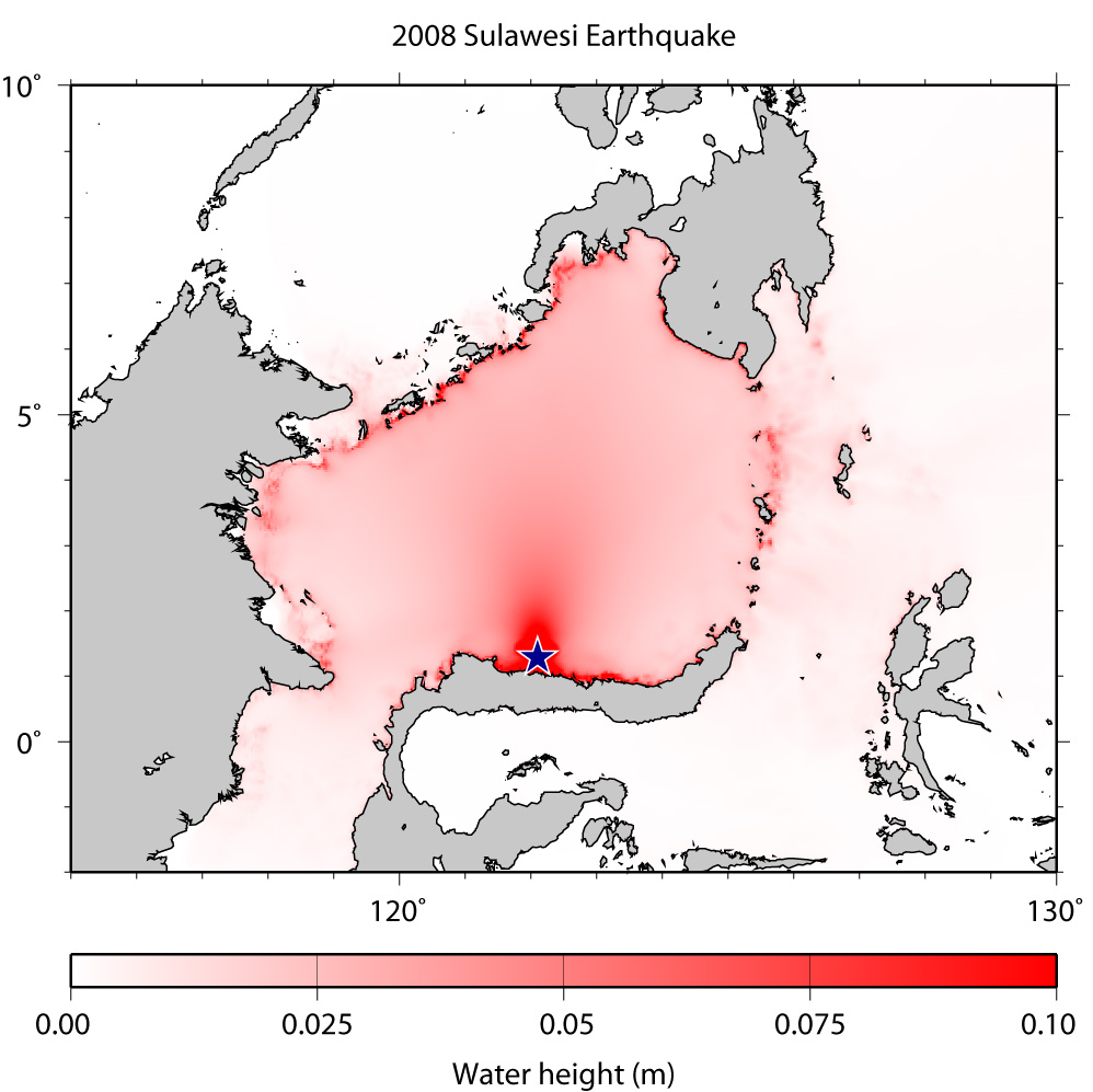 Fig.2 Maximum Height of Tsunami