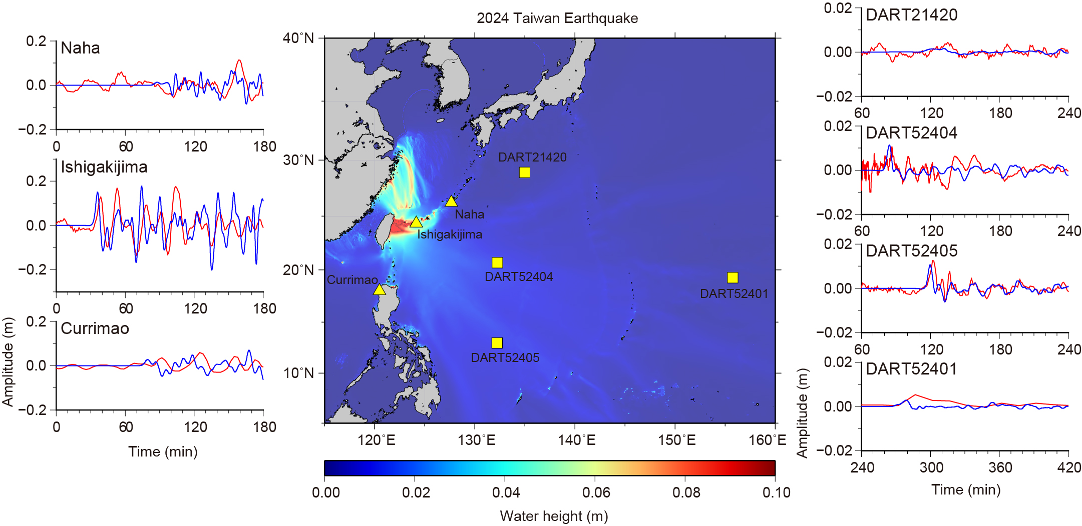 Fig.2 Maximum Height of Tsunami
