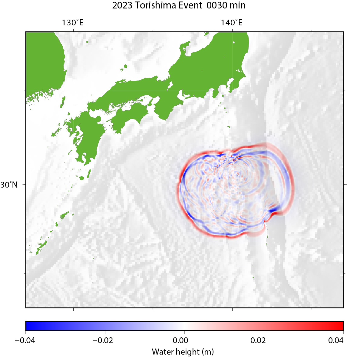 Fig.3 Tsunami propagation