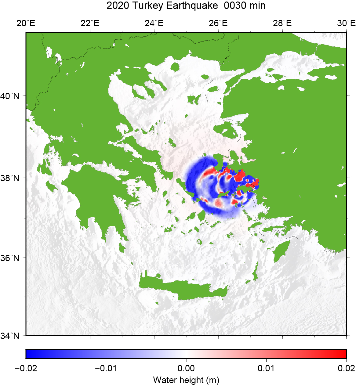 Fig.3 Tsunami propagation