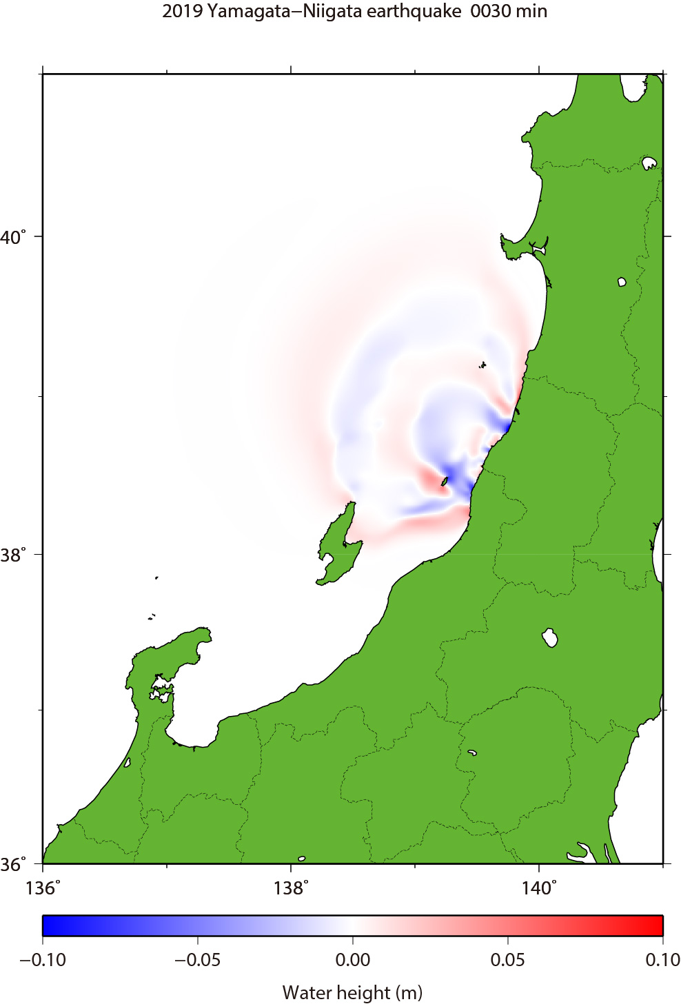 Fig.3 Tsunami propagation